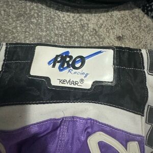 Pro Racing Kevlar Jacket and race pants with Purple Details